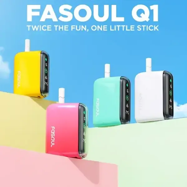 現貨-Fasoul-Q1加熱煙機-商品主圖_Terea專用現貨.webp Fasoul Q1 二回機二次加熱菸主機|適用 TEREA/SENTIA 煙彈 5色可選|日本原裝進口 1支菸彈抽2次 側邊LCD螢幕 71g輕量隨行:圖片 1